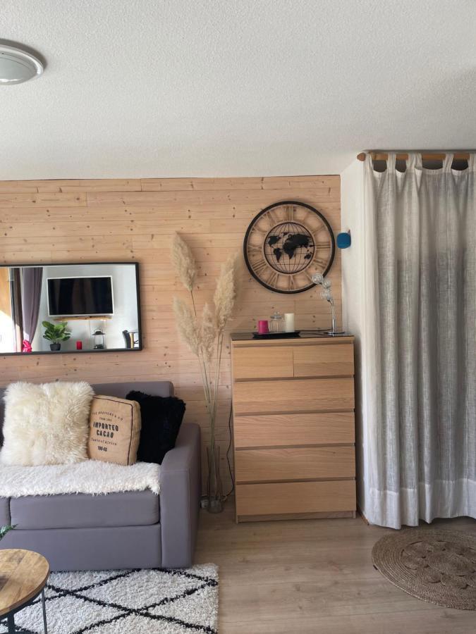 Studio Turquoise Quartier Grattague Vue Montblanc Saint-Gervais-les-Bains Exteriör bild